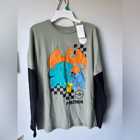 Pokemon long sleeve shirt NWT youth size XL 14-16 - Picture 2 of 4